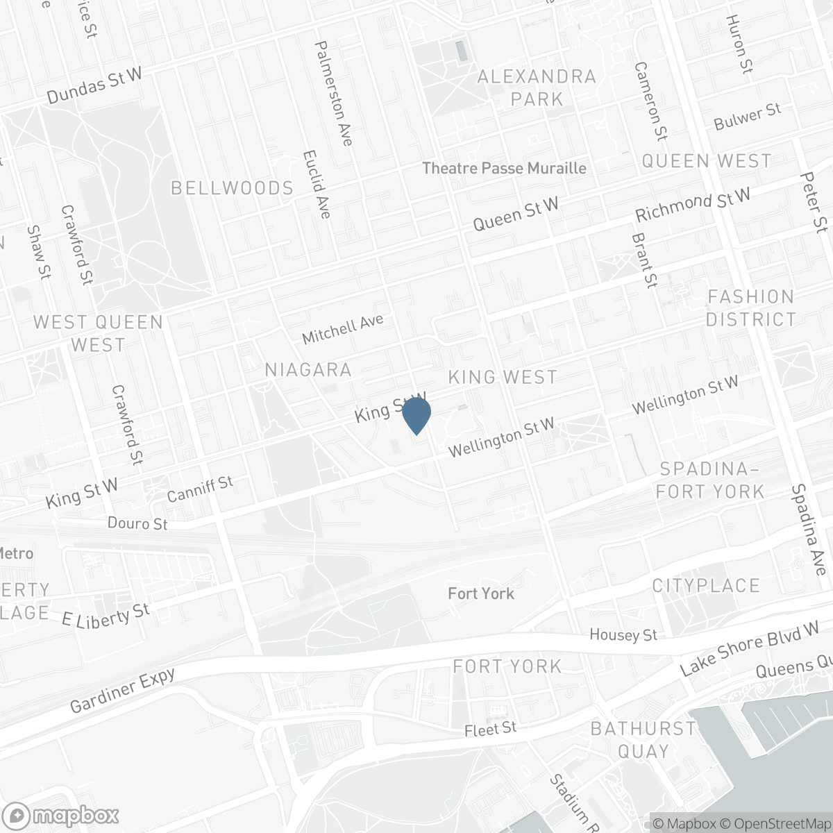 1109 - 78 TECUMSETH STREET, Toronto, Ontario M5V 0A9